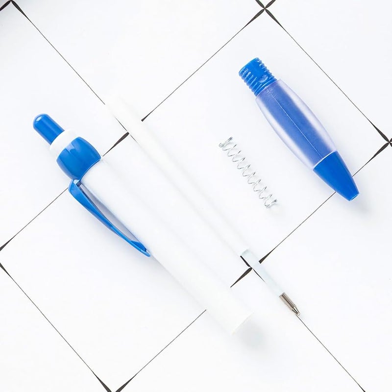 20Pcs Retractable Ballpoint Pens with Clip for Office Writing Smoothly - Image 3